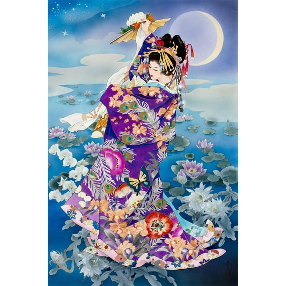 Art.com Tsuki Hoshi (Variant 1) Art Print by Haruyo Morita, 12" x 18"