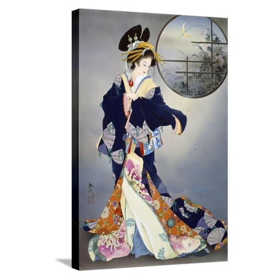 Art.com Tsukiakari Stretched Canvas Print Wall Art by Haruyo Morita, 16" x 24"