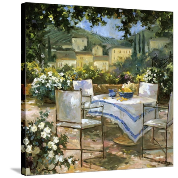 Art.com Tusancy Terrace Stretched Canvas Print Wall Art by Allayn Stevens, 30" x 30"