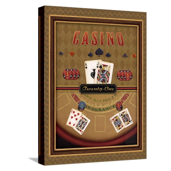 Art.com Twenty-One Stretched Canvas Print Wall Art by Daphne Brissonnet, 12" x 16"