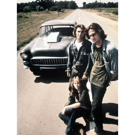 Art.com Two-Lane Blacktop, Dennis Wilson, James Taylor, Laurie Bird, 1971 Photo, 12" x 16"