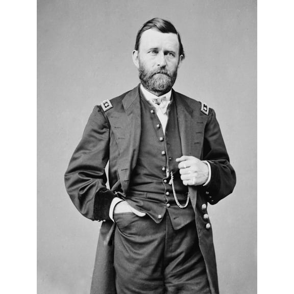 Art.com Ulysses S. Grant Photograph Art Print by Lantern Press, 12" x 16"