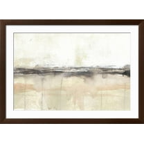 Art.com Umber Horizon I Art Print by Jennifer Goldberger, Brown Frame Wall Art, 44" x 32"