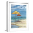 thumbnail image 1 of Art.com Umbrella Beachscape II Art Print by Paul Brent, White Frame Wall Art, 17" x 21", 1 of 1