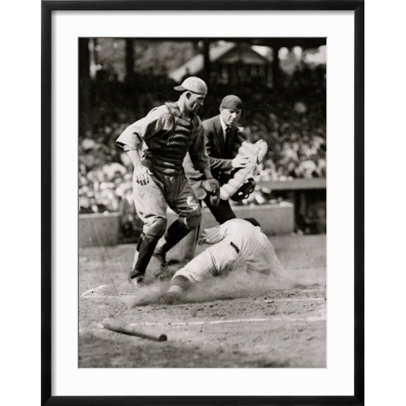 Art.com Umpire's Call - Red Sox vs. Senators Photo, Black Frame Wall Art, 23" x 29"