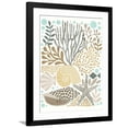 thumbnail image 1 of Art.com Under Sea Treasures VI Gold Neutral Art Print by Michael Mullan, Black Frame Wall Art, 32" x 40", 1 of 5