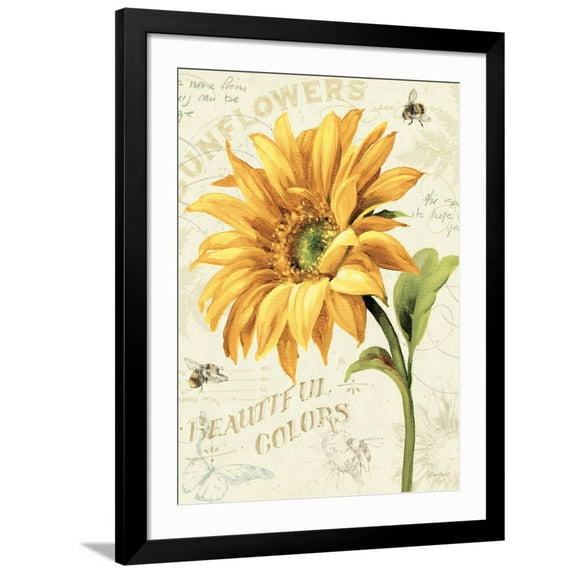 Art.com Under the Sun II Art Print by Lisa Audit, Black Frame Wall Art, 32" x 40"