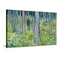 thumbnail image 1 of Art.com Undergrowth with Two Figures, 1890 Stretched Canvas Print Wall Art by Vincent van Gogh, 36" x 24", 1 of 4