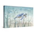 thumbnail image 1 of Art.com Undersea Turtle Stretched Canvas Print Wall Art by Danhui Nai, 36" x 24", 1 of 4