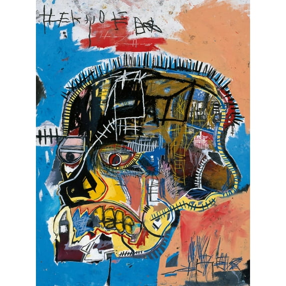 Art.com Untitled, 1981 (Basquiat Skull) Giclee Print by Jean-Michel Basquiat, 12" x 16"