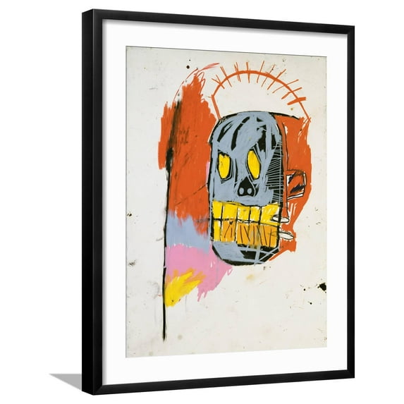 Art.com Untitled Giclee Print by Jean-Michel Basquiat, Black Frame Wall Art, 23" x 29"