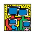 thumbnail image 1 of Art.com Untitled Pop Art Giclee Print by Keith Haring, 30" x 30", 1 of 3