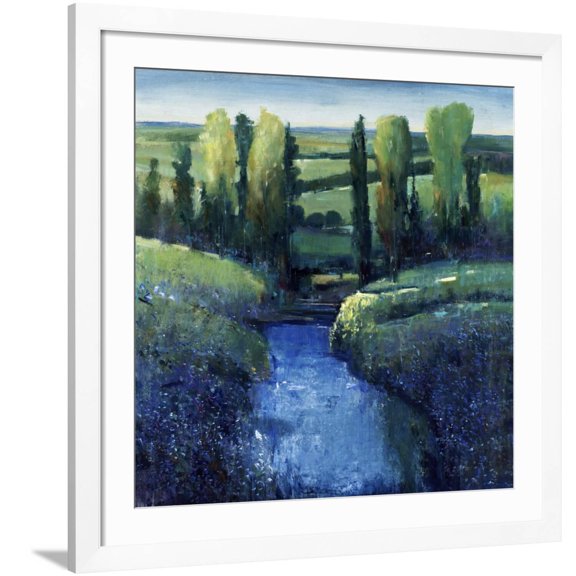 Art.com Valley Lake Giclee Print by Tim O'toole, White Frame Wall Art, 38" x 38"