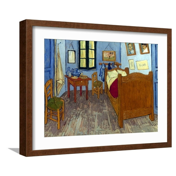 Art com Van Gogh: Bedroom 1889 Giclee Print by Vincent van Gogh Brown