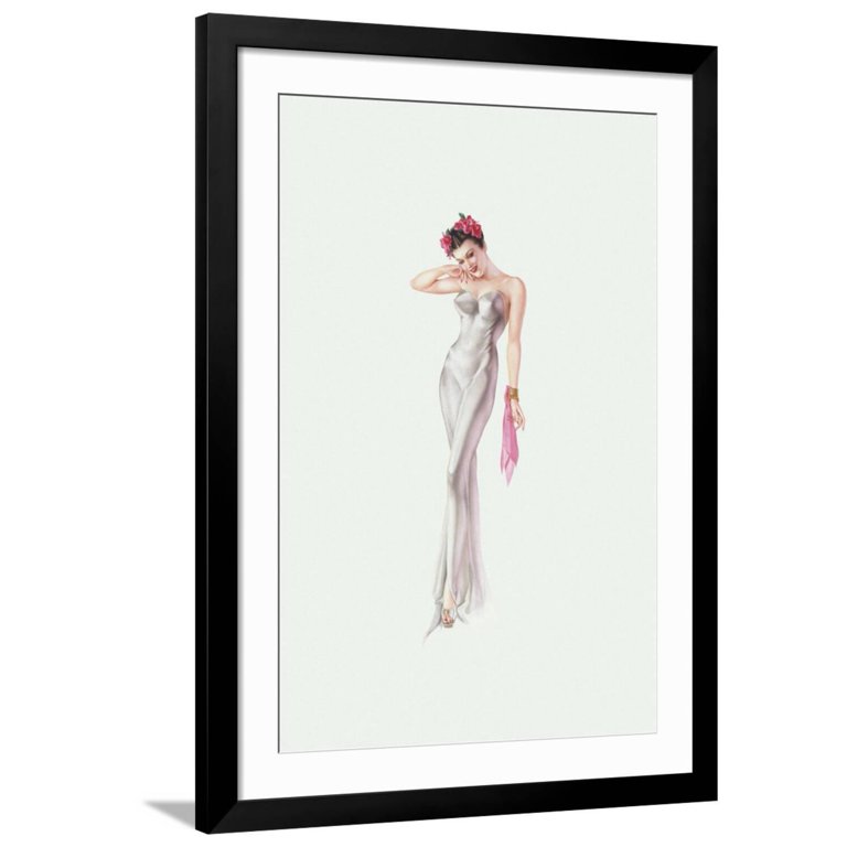 Art.com Varga Girl, November 1941 Art Print by Alberto Vargas
