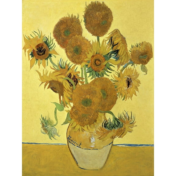 Art.com Vase of Fifteen Sunflowers, c.1888 Giclee Print by Vincent van Gogh, 12" x 16"
