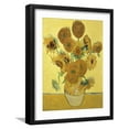 thumbnail image 1 of Art.com Vase of Fifteen Sunflowers, c.1888 Giclee Print by Vincent van Gogh, Black Frame Wall Art, 17" x 21", 1 of 5
