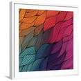 thumbnail image 1 of Art.com Vector Abstract Hand-Drawn Waves Texture, Wavy Background. Colorful Waves Backdrop. Art Print by Markovka, White Frame Wall Art, 29" x 29", 1 of 5