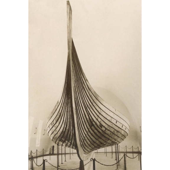 Art.com Viking Ship, Oslo, Norway Art Print, 12" x 18"