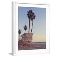 thumbnail image 1 of Art.com Vintage California Life Guard Station - California Beach with Life Guard Photographic Print by DCornelius, White Frame Wall Art, 23" x 29", 1 of 5