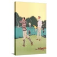 thumbnail image 1 of Art.com Vintage Golfing Scene Stretched Canvas Print Wall Art, 24" x 36", 1 of 4