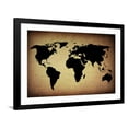 thumbnail image 1 of Art.com Vintage World Map Art Print by ilolab, Black Frame Wall Art, 44" x 32", 1 of 5