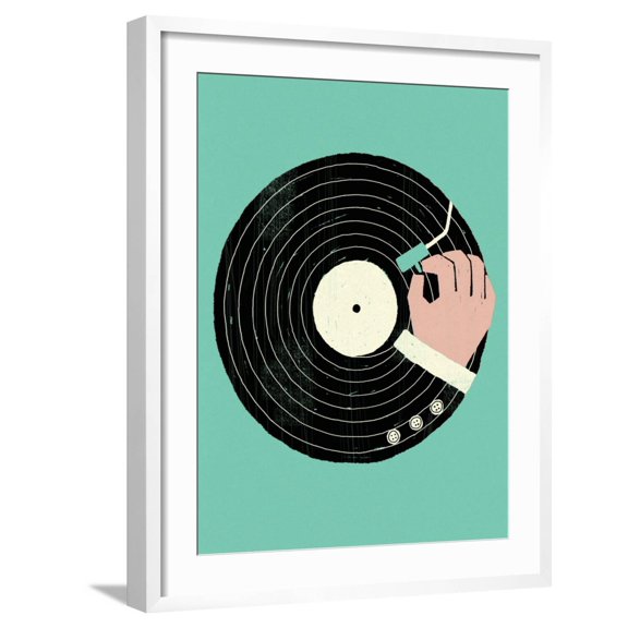 Art.com Vinyl Giclee Print by Dale Edwin Murray, White Frame Wall Art, 23" x 29"