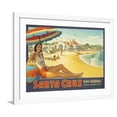 thumbnail image 1 of Art.com Visit Santa Cruz Art Print by Kerne Erickson, White Frame Wall Art, 40" x 32", 1 of 4