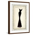 thumbnail image 1 of Art.com Vogue Silhouette Art Print by Emily Adams, Brown Frame Wall Art, 21" x 29", 1 of 5