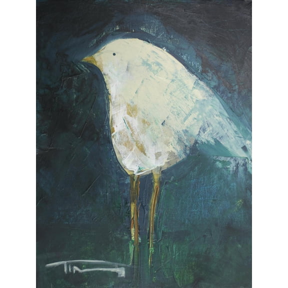Art.com Waiting Bird Giclee Print by Tim Nyberg, 24" x 32"