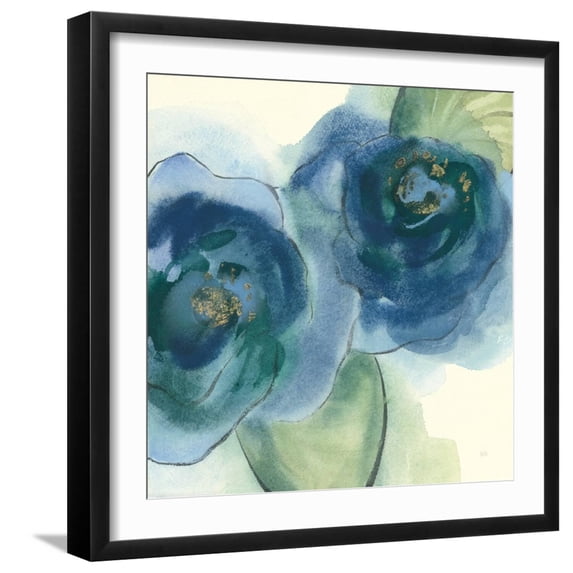 Art.com Wannabe Poppies IV Art Print by Chris Paschke, Black Frame Wall Art, 21" x 21"