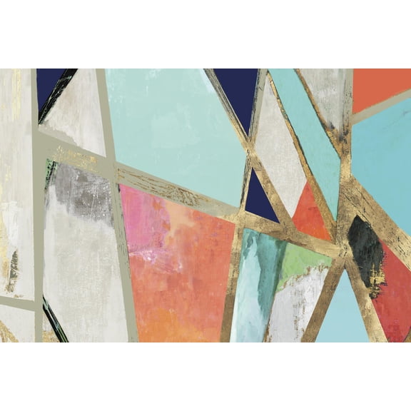 Art.com Warm Geometric II Art Print by PI Studio, 24" x 16"