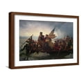 thumbnail image 1 of Art.com Washington Crossing the Delaware Art Print by Emanuel Leutze, Brown Frame Wall Art, 23" x 17", 1 of 5