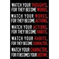 thumbnail image 1 of Art.com Watch Your Thoughts Motivational Poster Art Print, 24" x 36", 1 of 4
