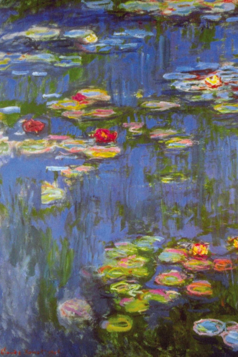 Claude Monet Water Lilies No. 3 Canvas Art Print, 12" x 18"