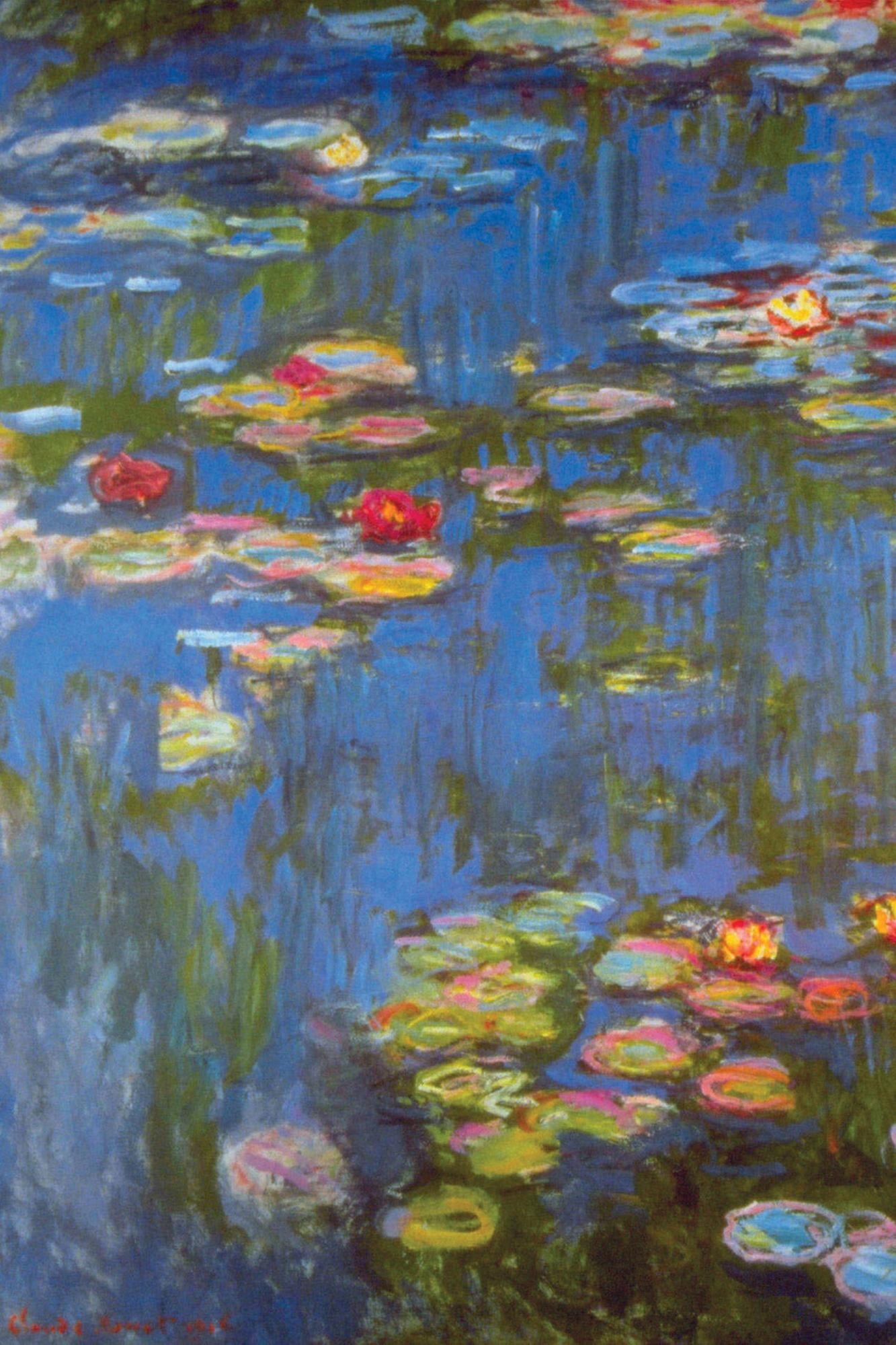 Claude Monet Water Lilies No. 3 Canvas Art Print, 12" x 18"