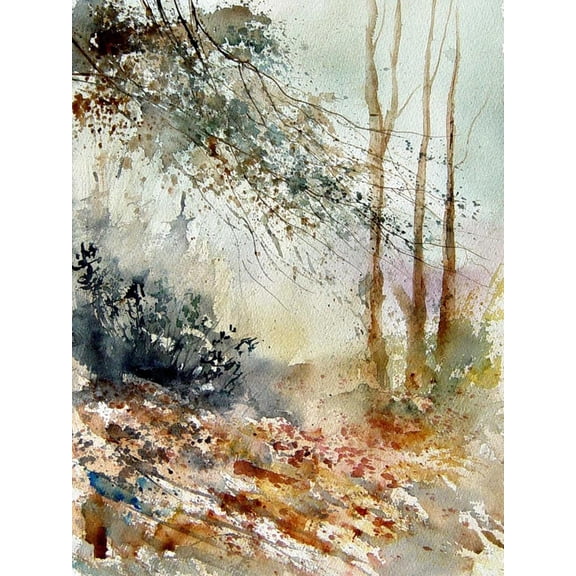 Art.com Watercolor 080605 Art Print by Pol Ledent, 12" x 16"