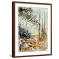 thumbnail image 1 of Art.com Watercolor 080605 Art Print by Pol Ledent, Brown Frame Wall Art, 23" x 29", 1 of 5