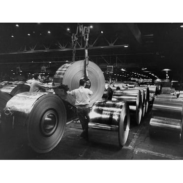 Art.com Weirton Steel Mill Photographic Print, 32" x 24"