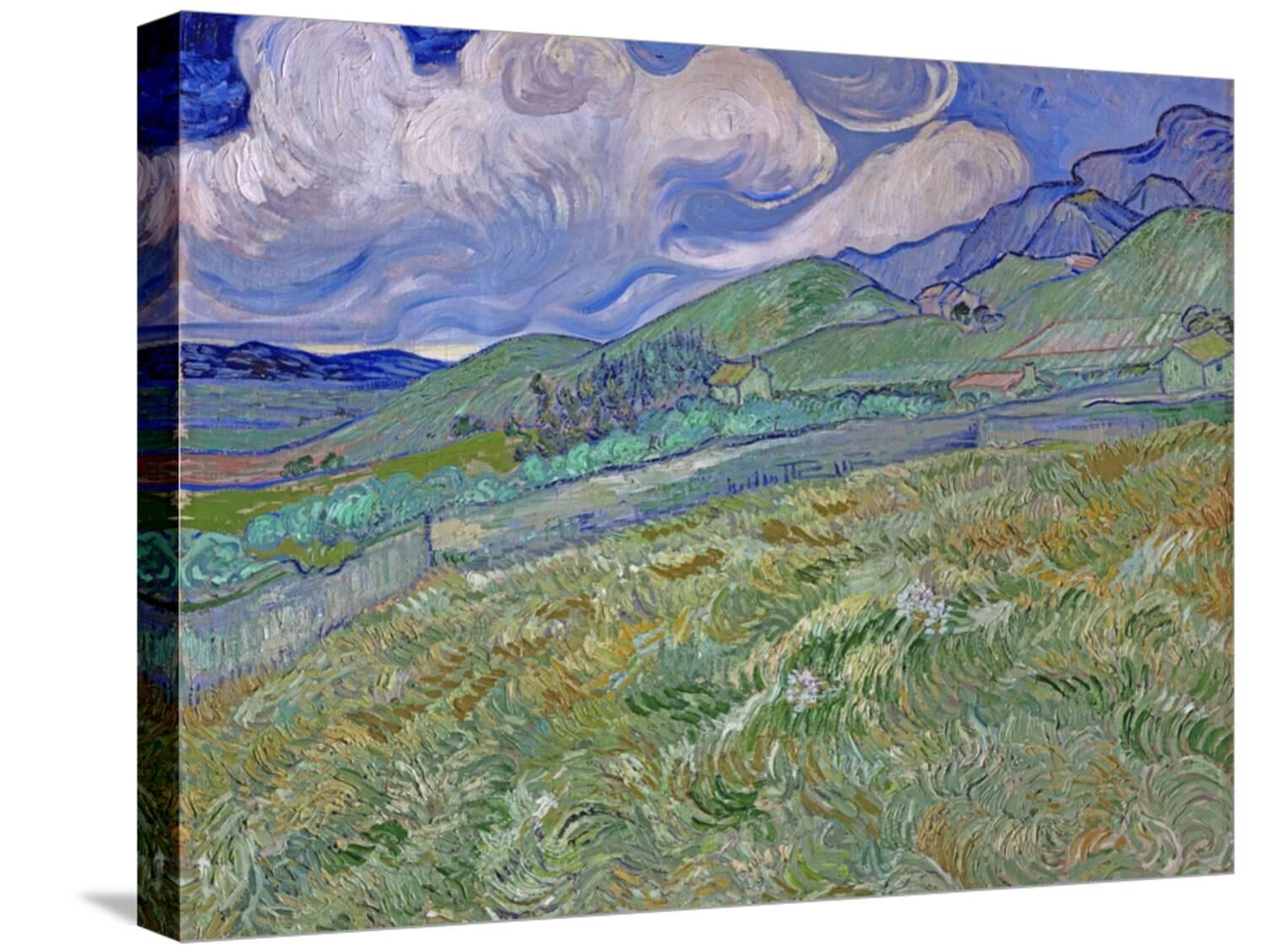 ゴッホ　Wheatfield with Mountains ゴッホ Wheatfield with Mountains Wheat Field with Mountains