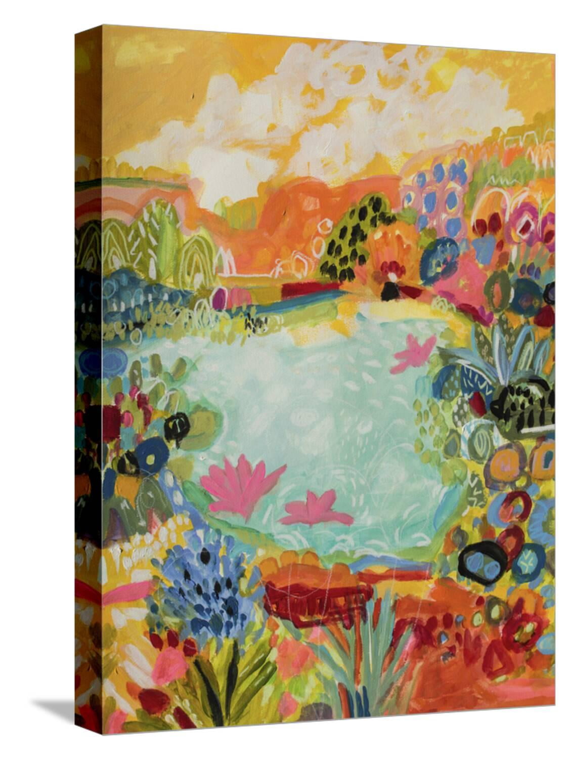 'Whimsical Pond I' Print on Canvas