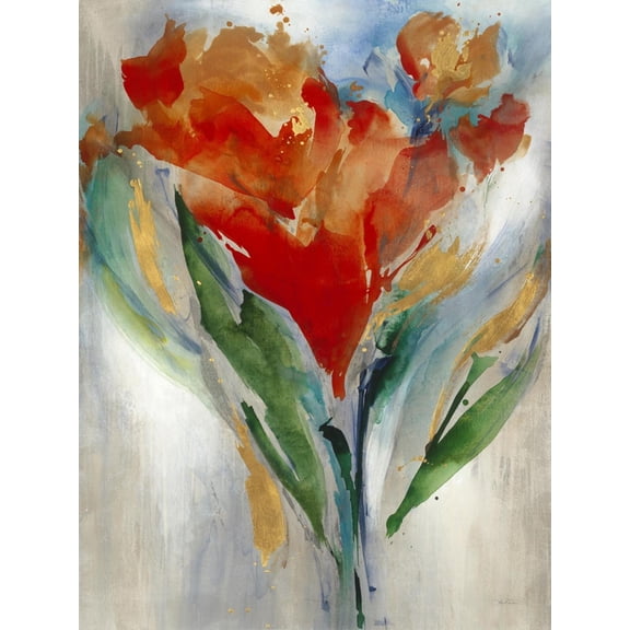 Art.com Wild Flower Bouquet Art Print by Leah Rei, 12" x 16"