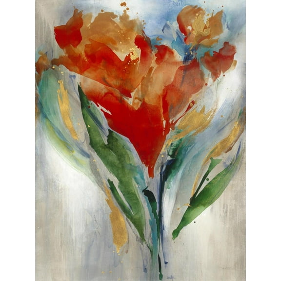 Art.com Wild Flower Bouquet Art Print by Leah Rei, 18" x 24"