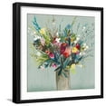 thumbnail image 1 of Art.com Wild Flowers II Art Print by Asia Jensen, Black Frame Wall Art, 21" x 21", 1 of 5