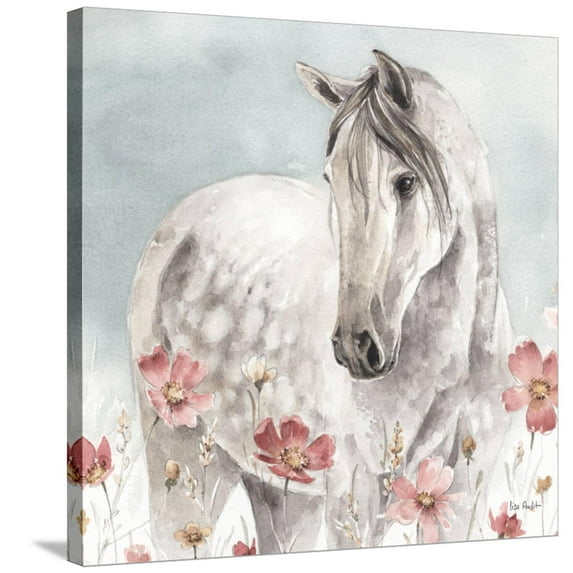 Art.com Wild Horses IV Stretched Canvas Print Wall Art by Lisa Audit, 30" x 30"