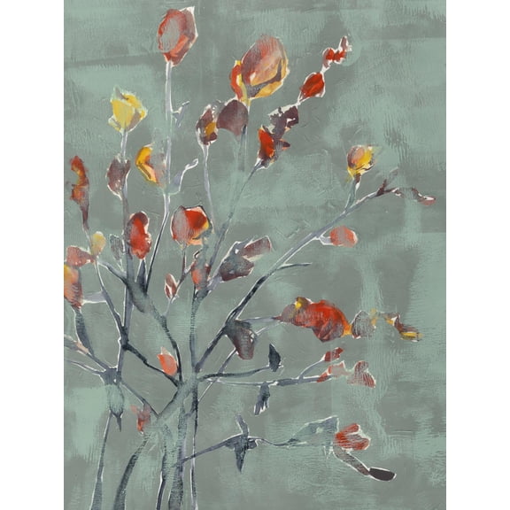 Art.com Wildflower Watercolors II Art Print by Jennifer Goldberger, 18" x 24"