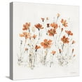 thumbnail image 1 of Art.com Wildflowers III Orange Stretched Canvas Print Wall Art by Lisa Audit, 16" x 16", 1 of 4