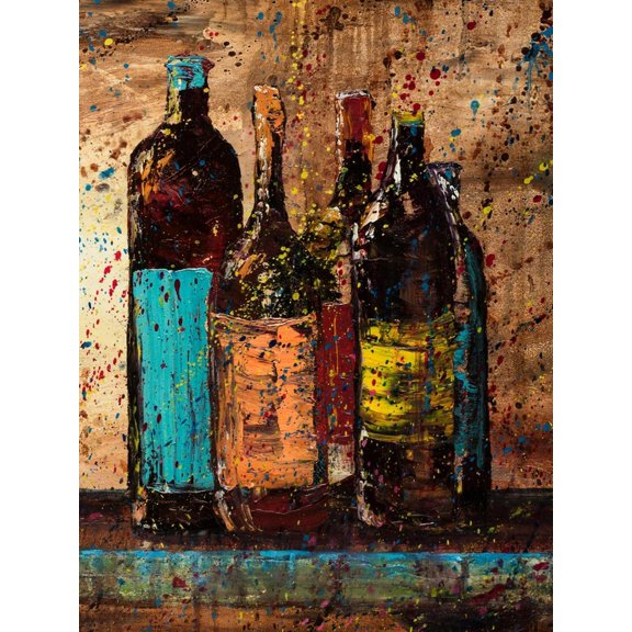 Art.com Wine Vino Wine II Art Print by Jodi Monahan, 24" x 32"