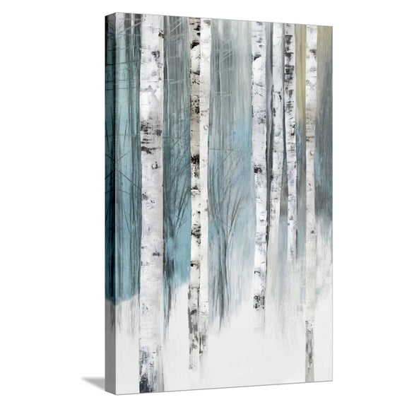 Art.com Winter Birch Stretched Canvas Print Wall Art by Allison Pearce, 16" x 24"