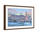 thumbnail image 1 of Art.com Winter Lights Buckingham Palace Art Print by Richard Harpum, Brown Frame Wall Art, 29" x 21", 1 of 5